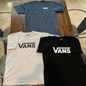 Bundle Of Three Vans Shirts